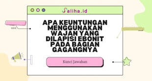 Apa keuntungan menggunakan wajan yang dilapisi ebonit pada bagian gagangnya