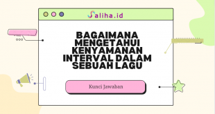 Bagaimana mengetahui kenyamanan interval dalam sebuah lagu