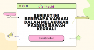 Berikut ini beberapa variasi dalam melakukan passing bawah kecuali