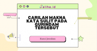 Carilah makna kata sulit pada gurindam tersebut