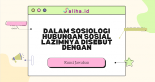 Dalam sosiologi hubungan sosial lazimnya disebut dengan