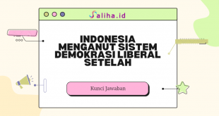 Indonesia menganut sistem demokrasi liberal setelah