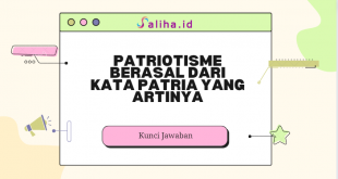 Patriotisme berasal dari kata patria yang artinya