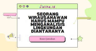 Seorang wirausahawan harus mampu menganalisis lingkungan diantaranya