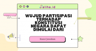 Wujud partisipasi terhadap konstitusi negara dapat dimulai dari