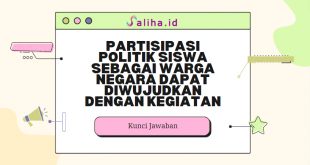 partisipasi politik siswa sebagai warga negara dapat diwujudkan dengan kegiatan