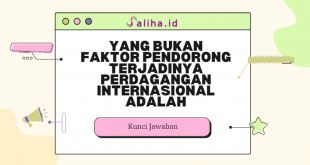 Yang bukan faktor pendorong terjadinya perdagangan internasional adalah