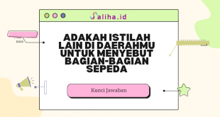 Adakah istilah lain di daerahmu untuk menyebut bagian-bagian sepeda