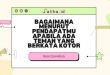 Bagaimana menurut pendapatmu apabila ada teman yang berkata kotor