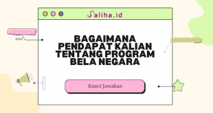 Bagaimana pendapat kalian tentang program bela negara