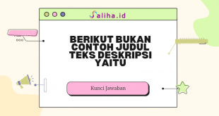 Berikut bukan contoh judul teks deskripsi yaitu