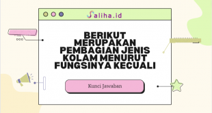 Berikut merupakan pembagian jenis kolam menurut fungsinya kecuali