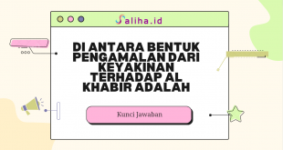 Di antara bentuk pengamalan dari keyakinan terhadap al khabir adalah