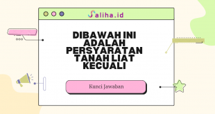 Dibawah ini adalah persyaratan tanah liat kecuali