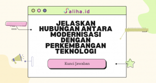 Jelaskan hubungan antara modernisasi dengan perkembangan teknologi