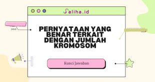 Pernyataan yang benar terkait dengan jumlah kromosom