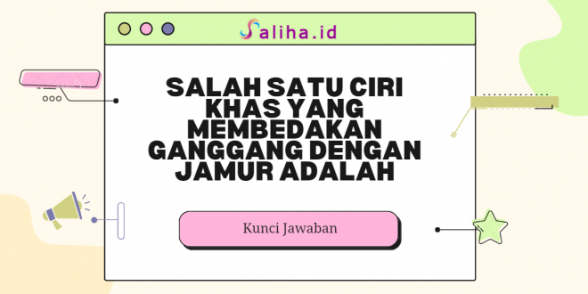 Berdasarkan penjelasan di atas, dapat disimpulkan bahwa salah satu ciri khas yang membedakan ganggang dan jamur adalah jamur tak berklorofil.