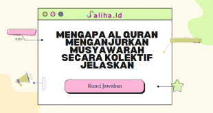 mengapa al quran menganjurkan musyawarah secara kolektif jelaskan