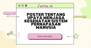 Poster tentang upaya menjaga kesehatan sistem pernapasan manusia